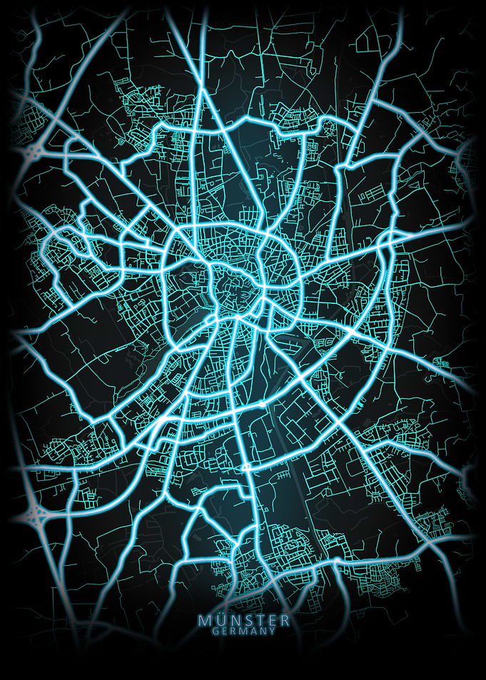 Munster Germany City Map
