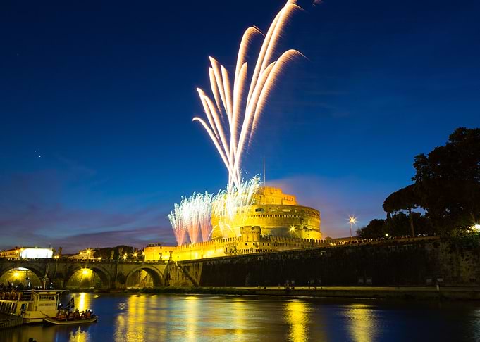 Fireworks over Rome