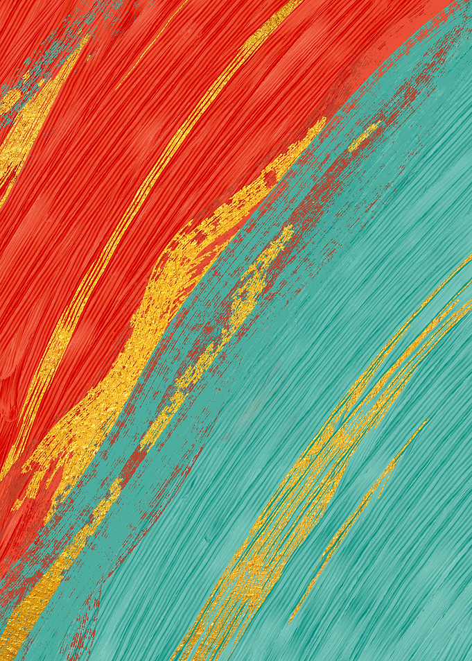 Colored Brush Gold Foil 17