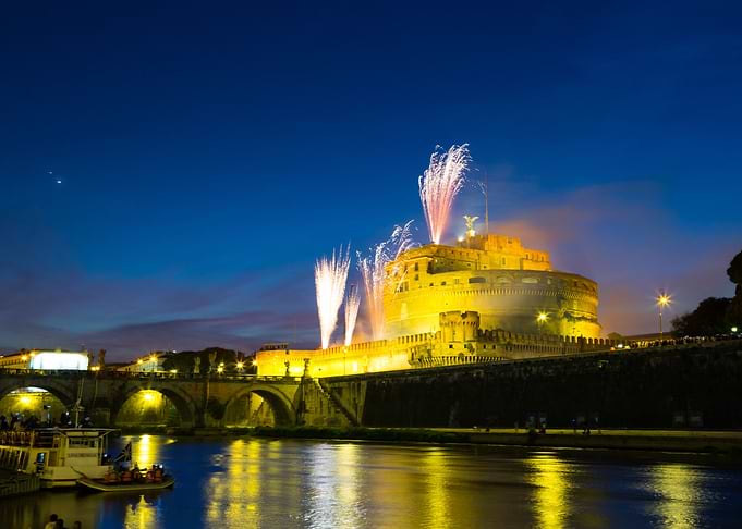 Fireworks over Rome