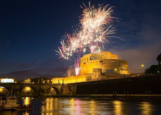 Fireworks over Rome