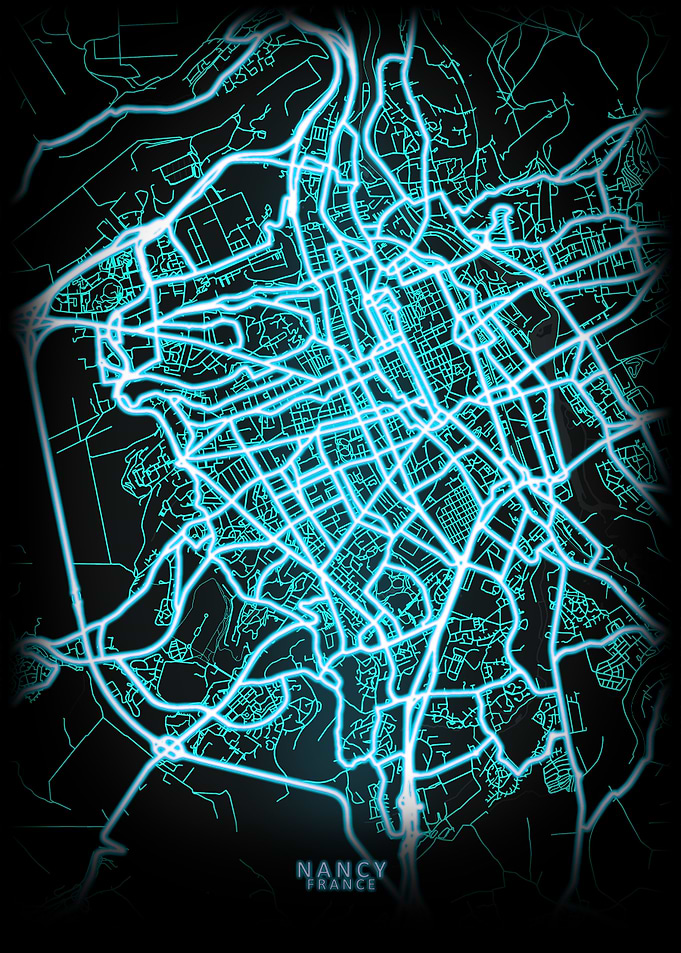 Nancy France City Map