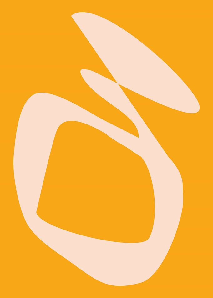 Abstract Drawing in Yellow