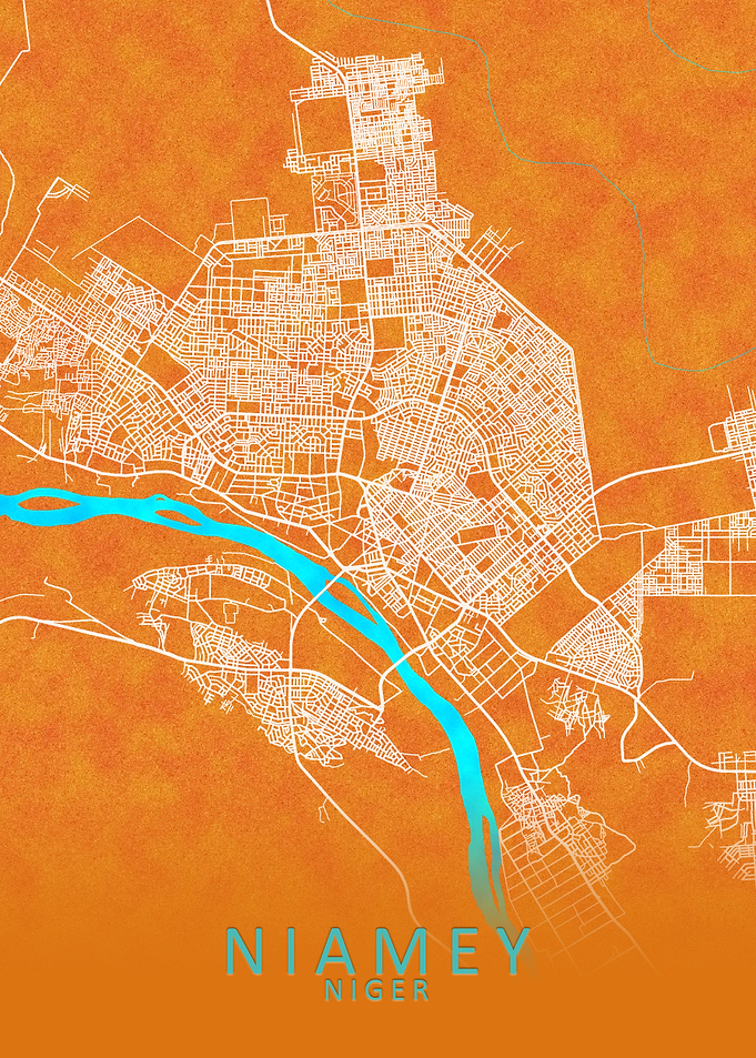 Niamey Niger City Map