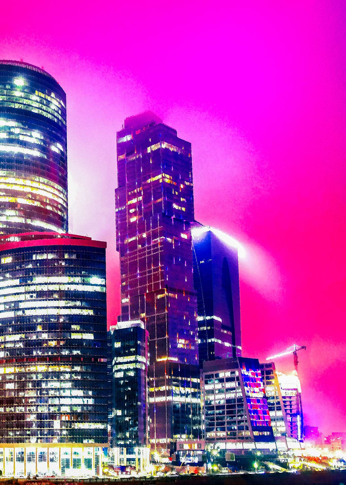 Vibrant Night Colors Right