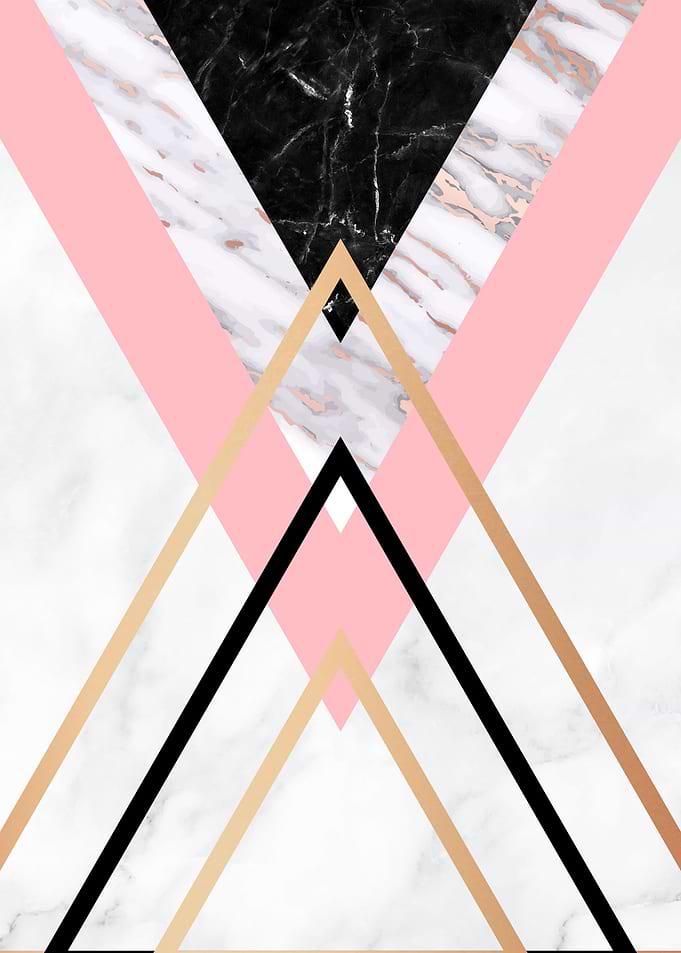 Geometrical 5 Pink