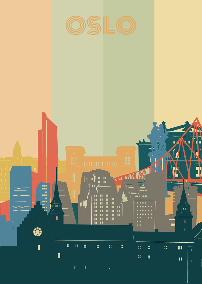 oslo city retro