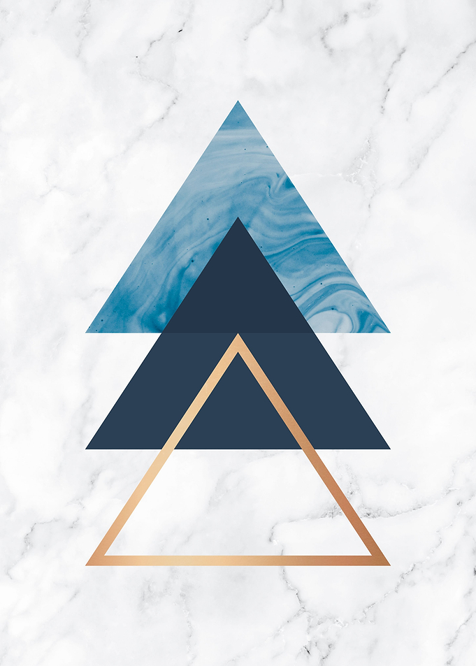 Geometrical 1 Blue