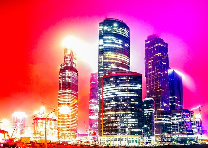 Vibrant Night Cityscape