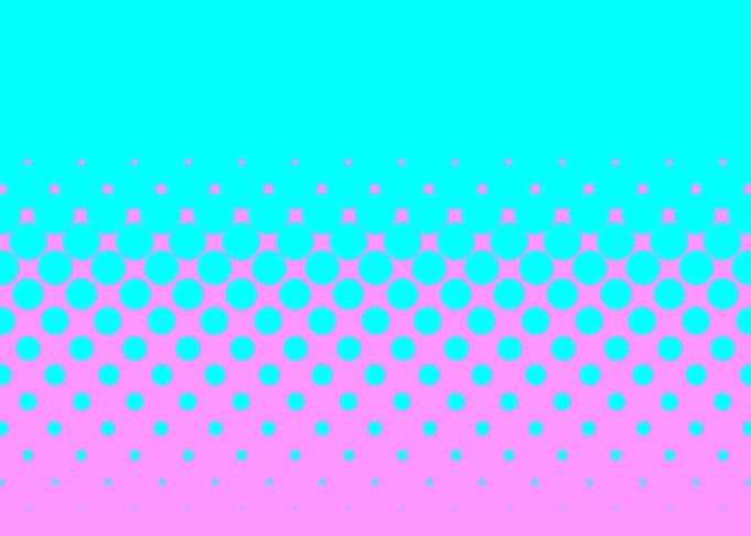 Blue to pink