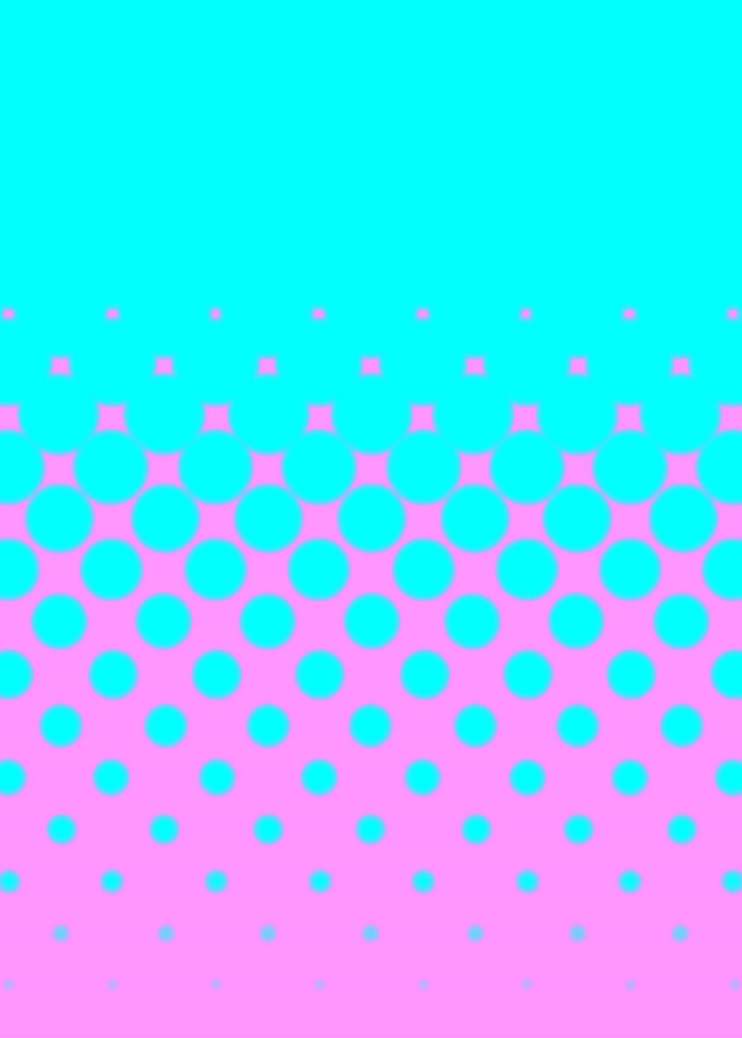 Blue to pink