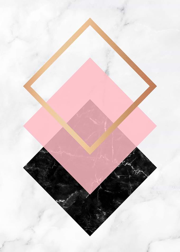 Geometrical 6 Pink
