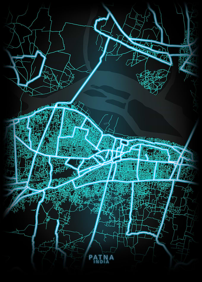 Patna India City Map