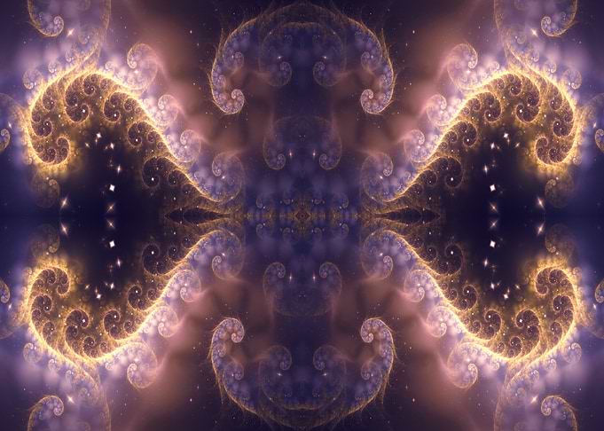 Fire waves fractal