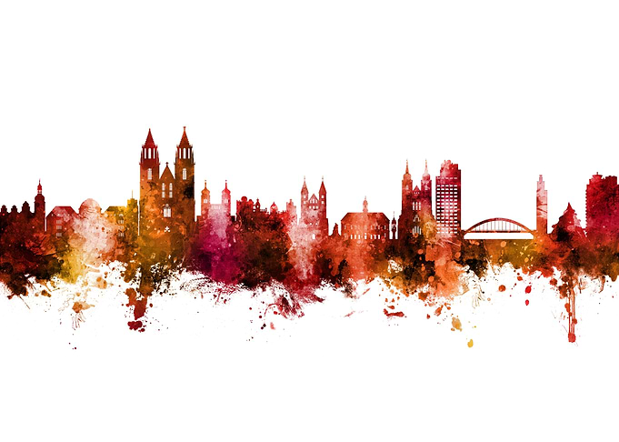 Magdeburg Skyline