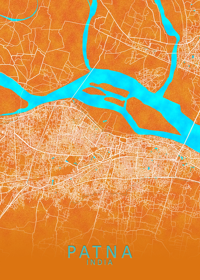 Patna India City Map