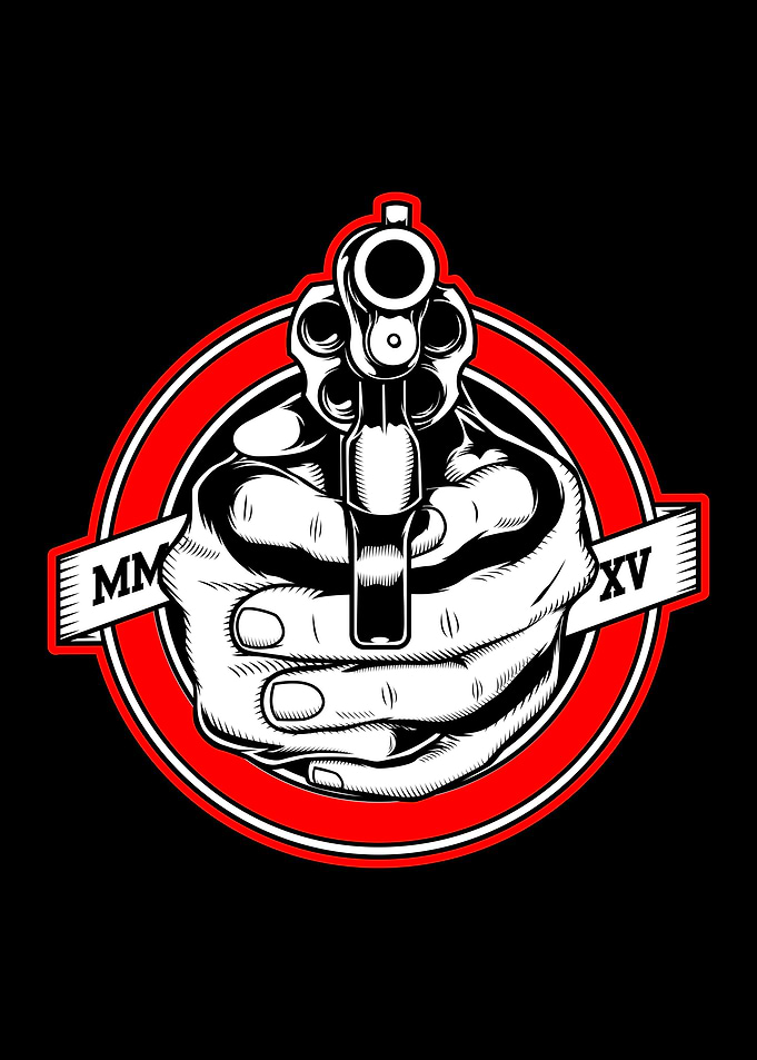 two hands holding a gun