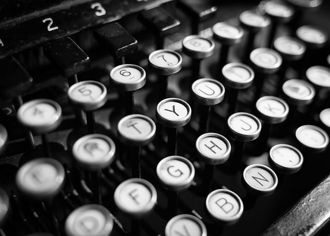 An old typewriter