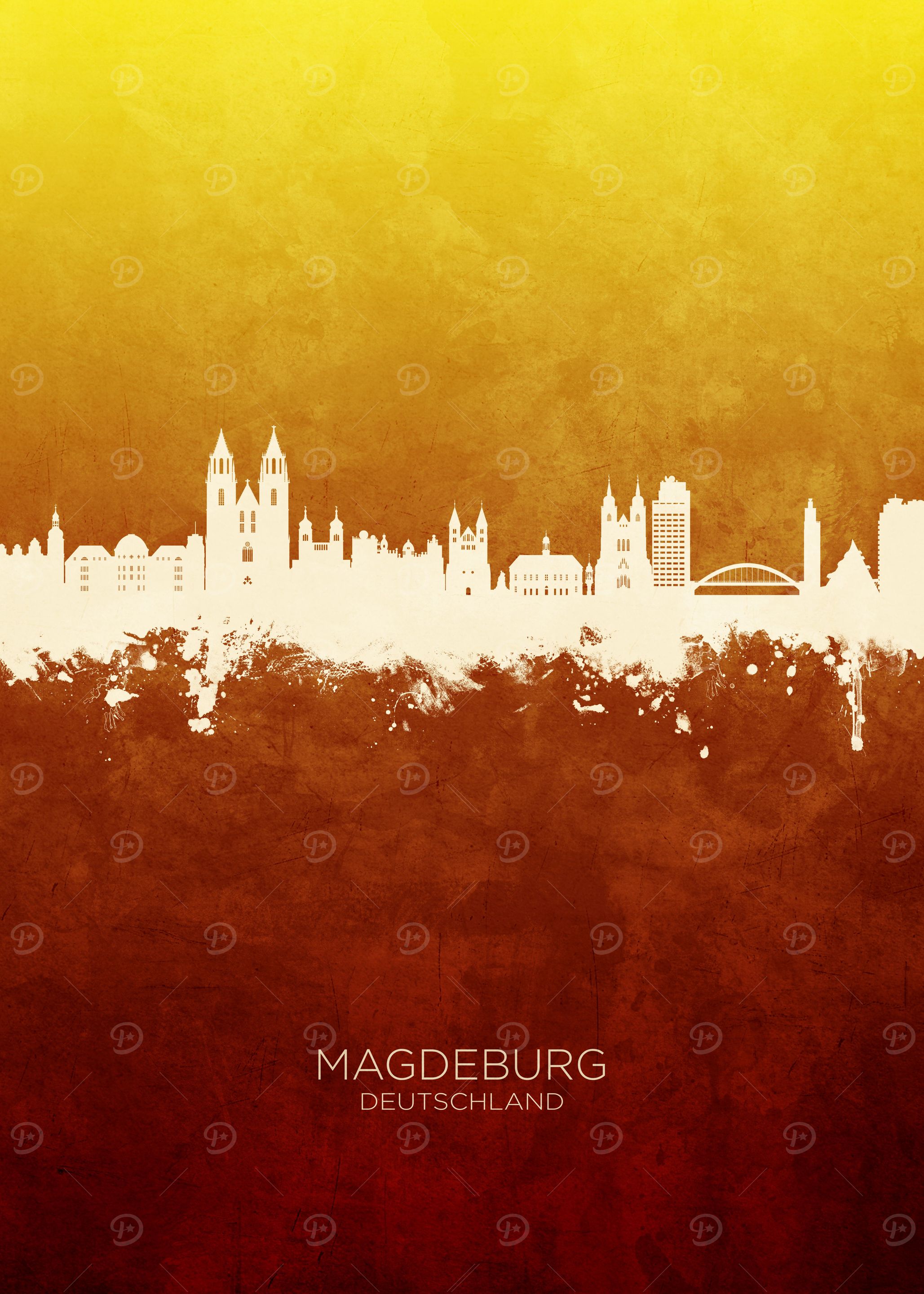 Magdeburg Skyline