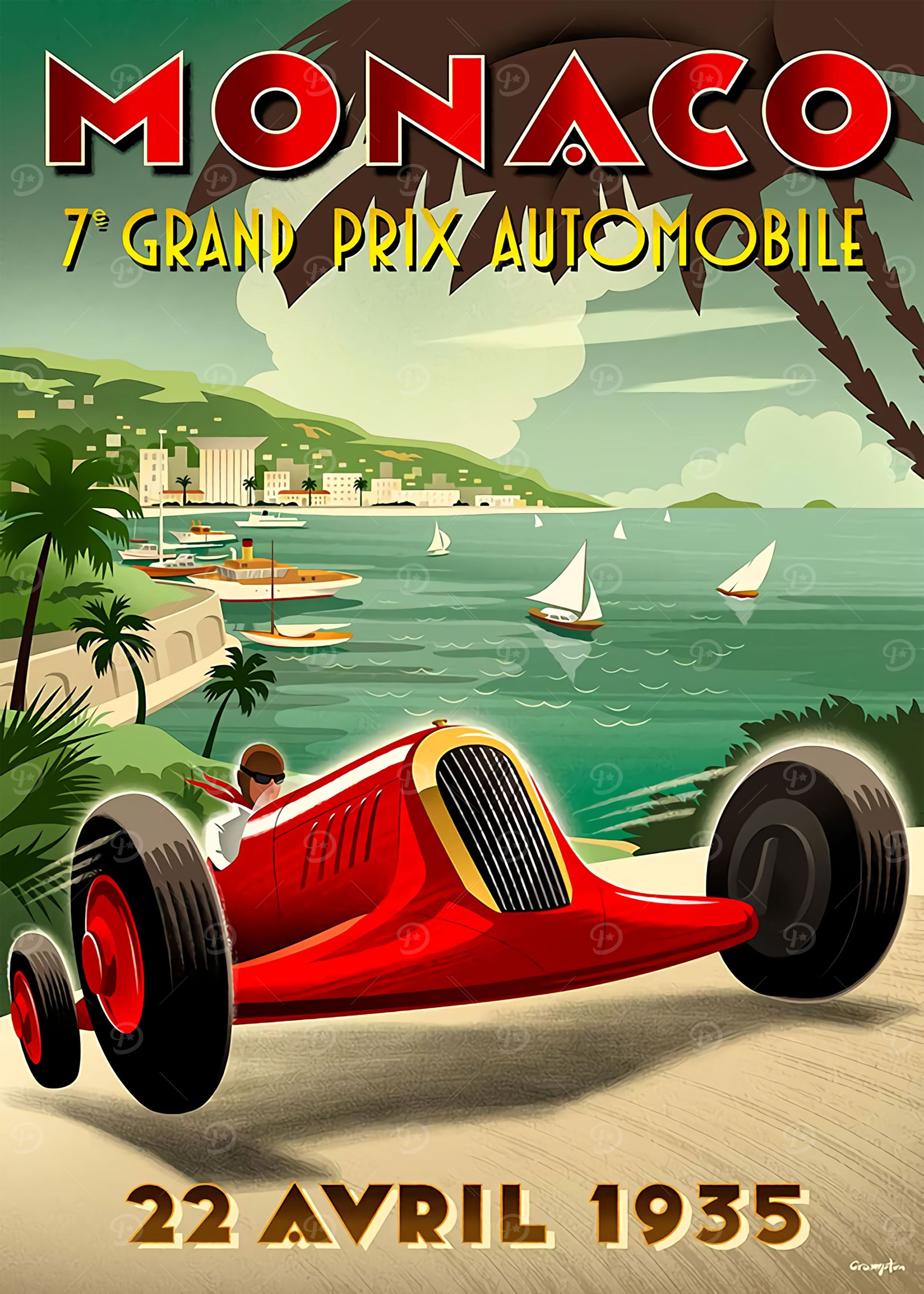 Monaco 7eme Grand Prix 22 Avril 1935
