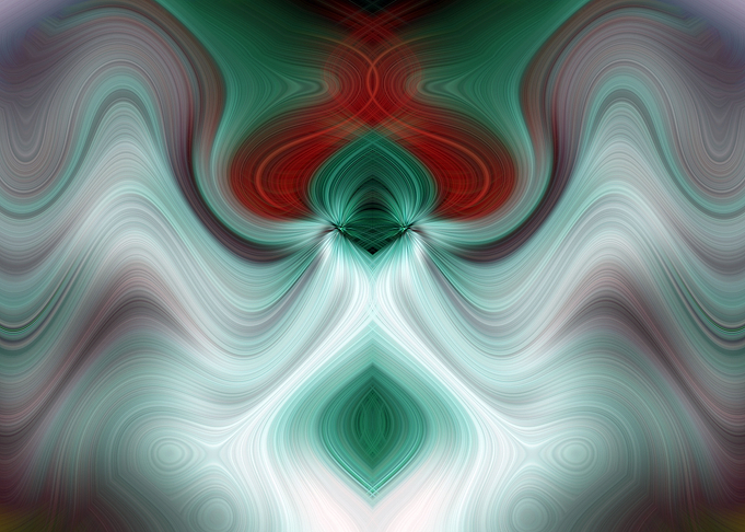 Color Fractal Abstract Art