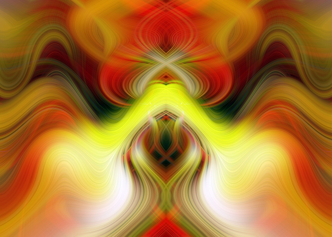 Color Fractal Abstract Art