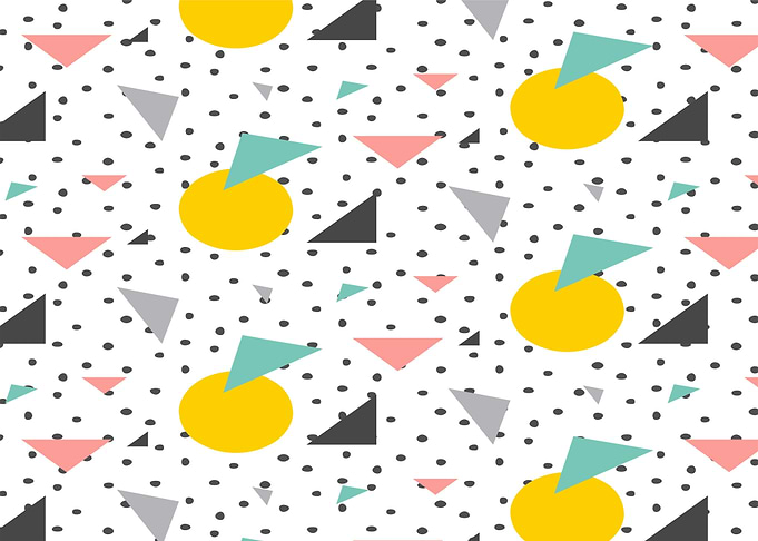 Yellow Green Grey Triangle
