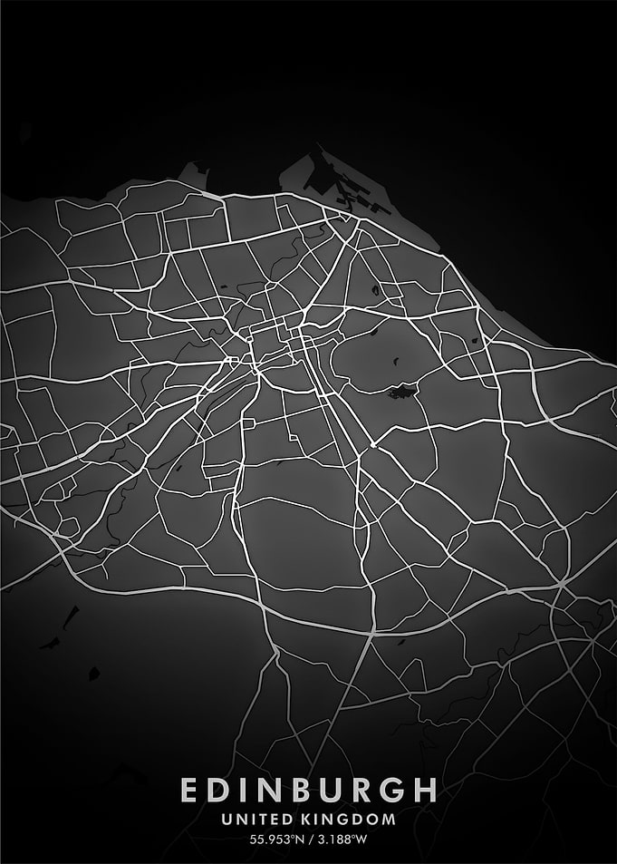 Edinburgh Map Posters