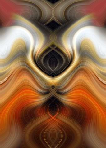 Color Fractal Art Abstract