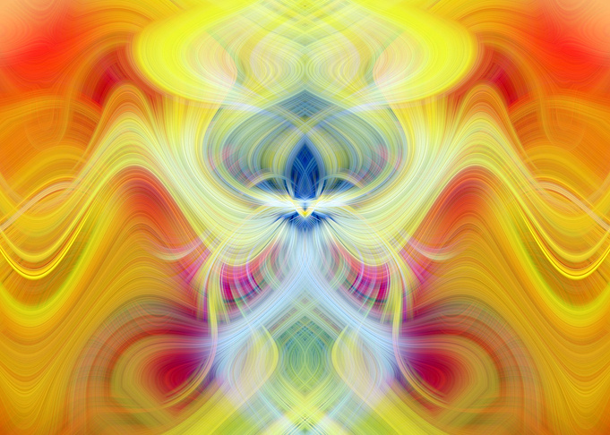 Color Fractal Abstract Art