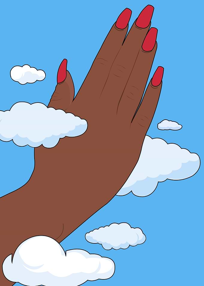 Black Woman Praying