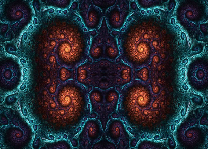 Red fractal