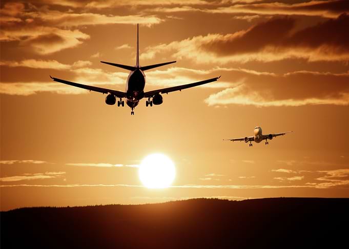 two airplane