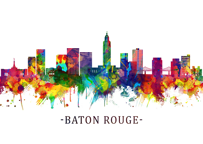 Baton Rouge Skyline