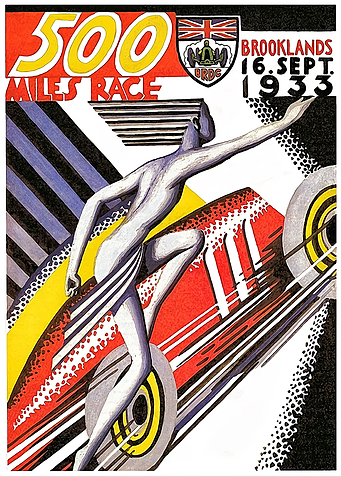 500 Miles Race Brooklands 16 sept 1933