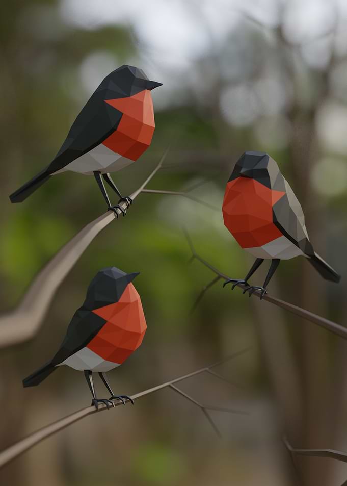 Flame Robins
