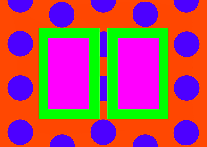 Two Green Rectangles