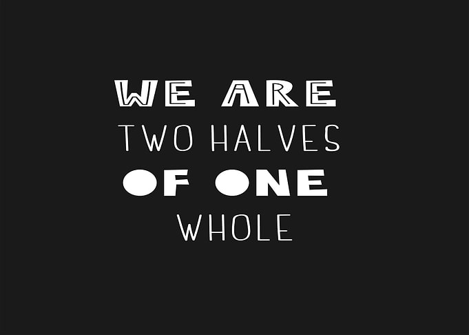 Couple Quote Black