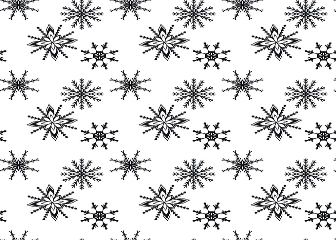 Snowflakes Scandi