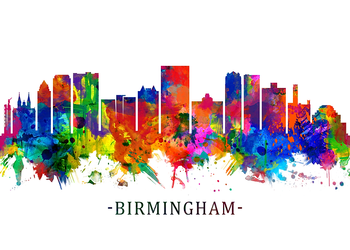 Birmingham Alabama Skyline