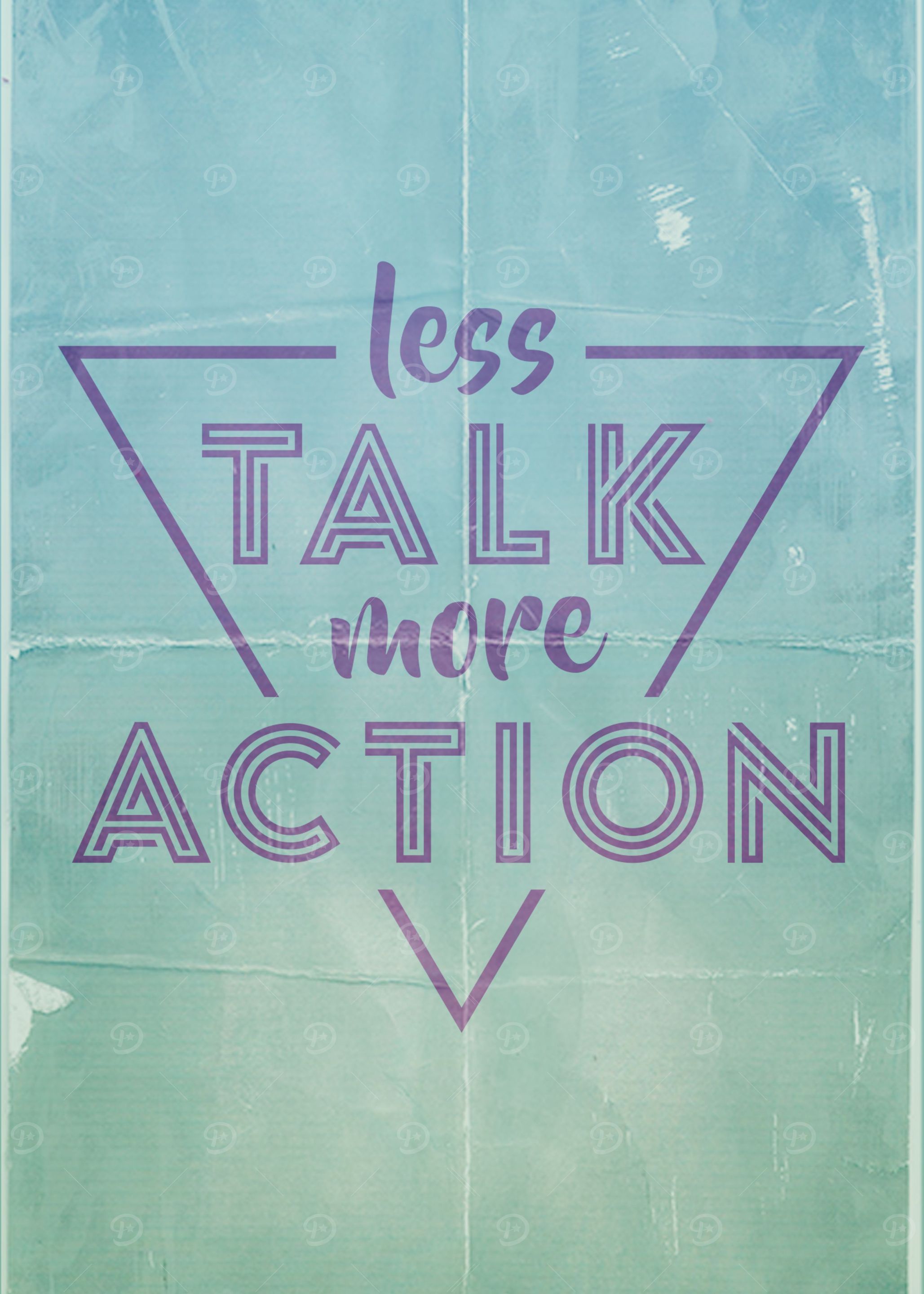 Less Talk More Action