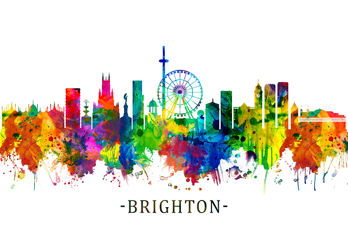Brighton England Skyline