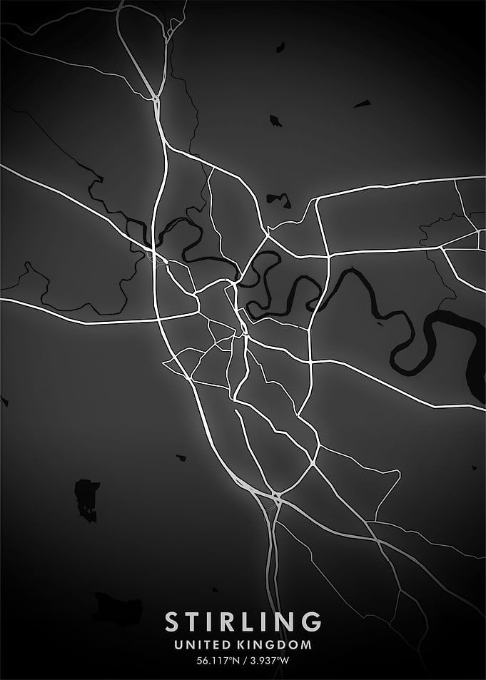 Stirling Map Posters