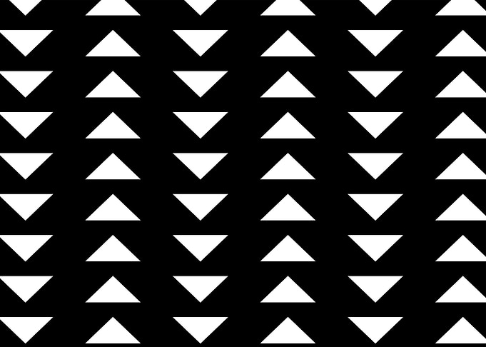 White Triangle Pattern