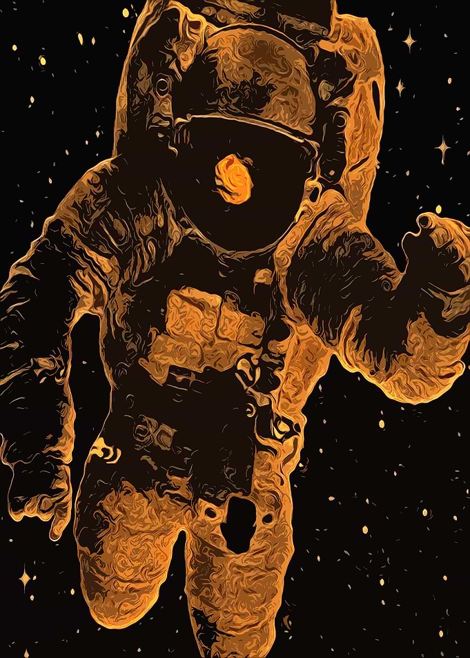 Astronaut Cosmos Abstract