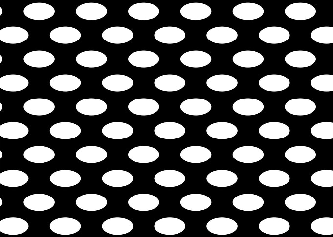 White Dots Black Pattern