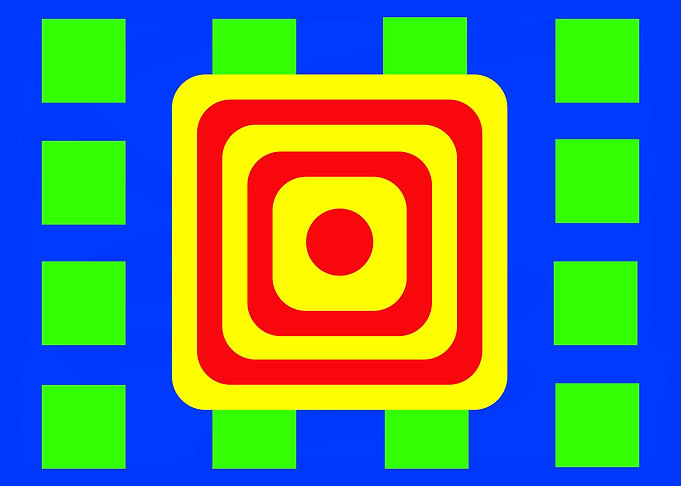 Red Yellow Green Squares
