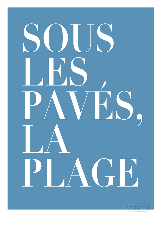 Paris 68 Sous les Paves Bl