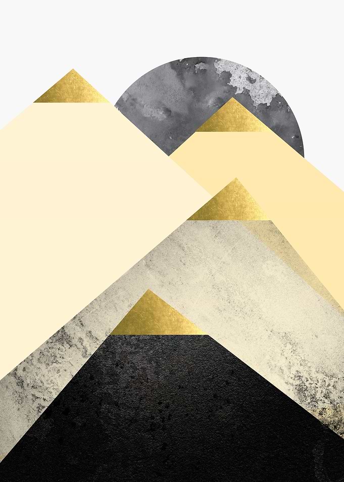 Minimalist Geo Mountains