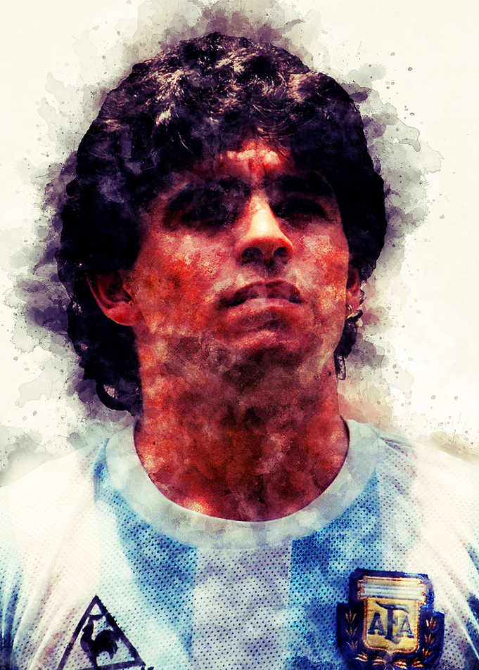 Maradona Portrait